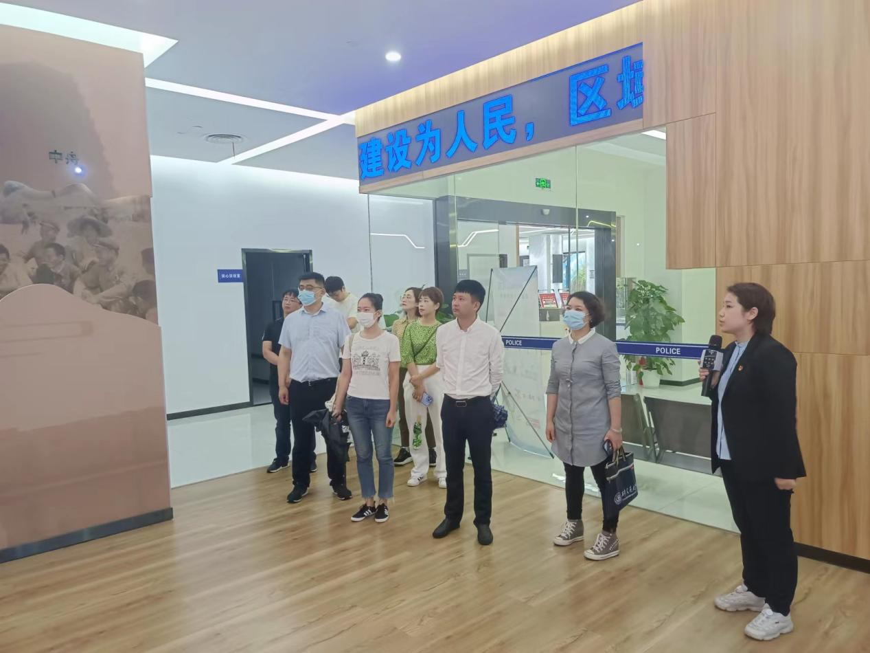 錢江商城參觀東新街道新天地商務社區(qū)