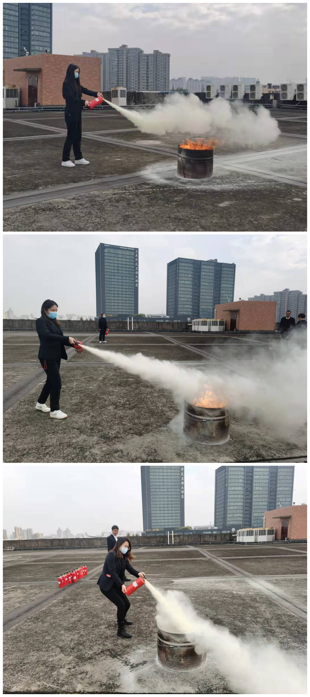 建華市場(chǎng)開展行政人員消防培訓(xùn)