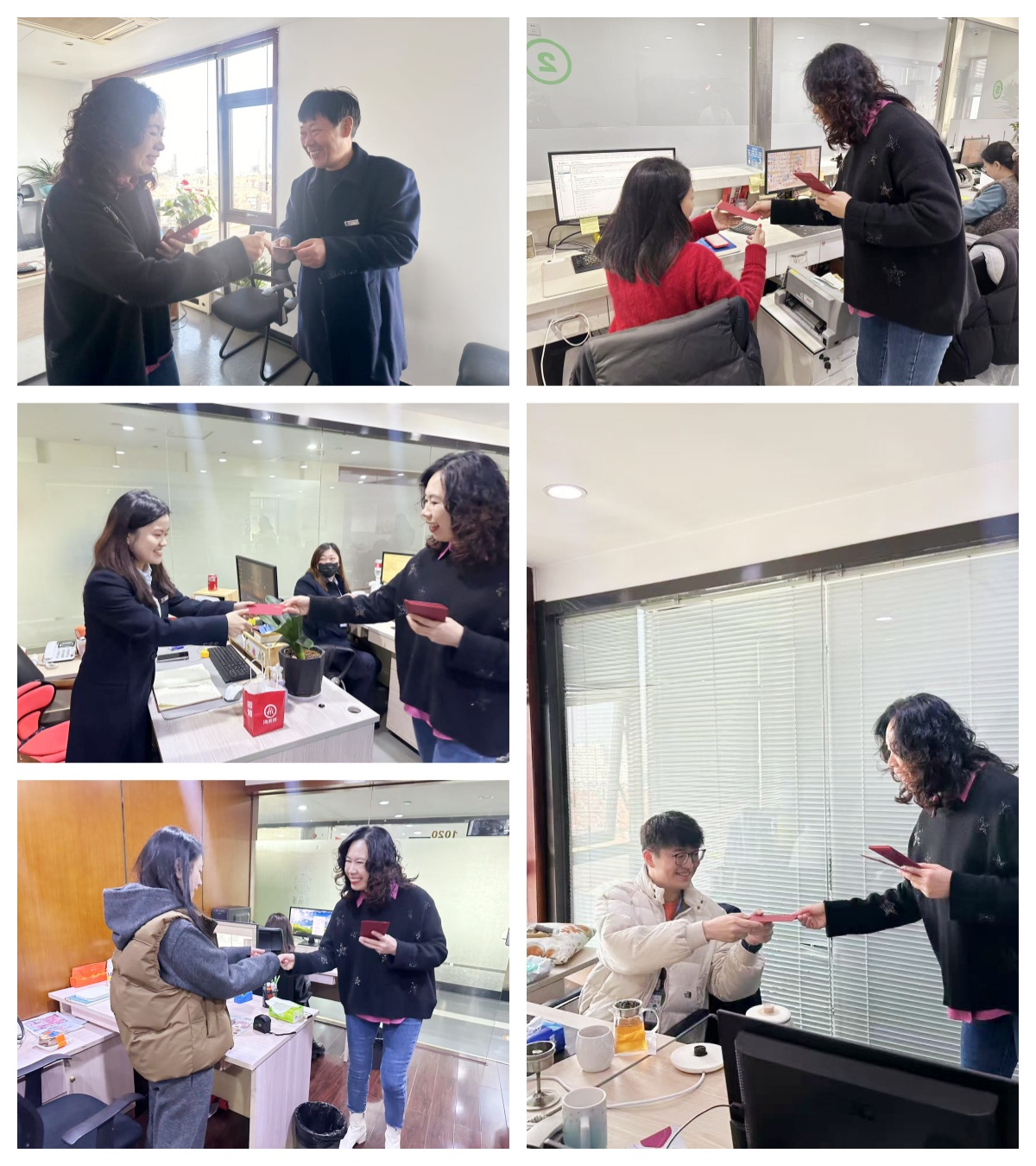 水晶城暖心發(fā)放開門紅包，喜迎2025年新春開工