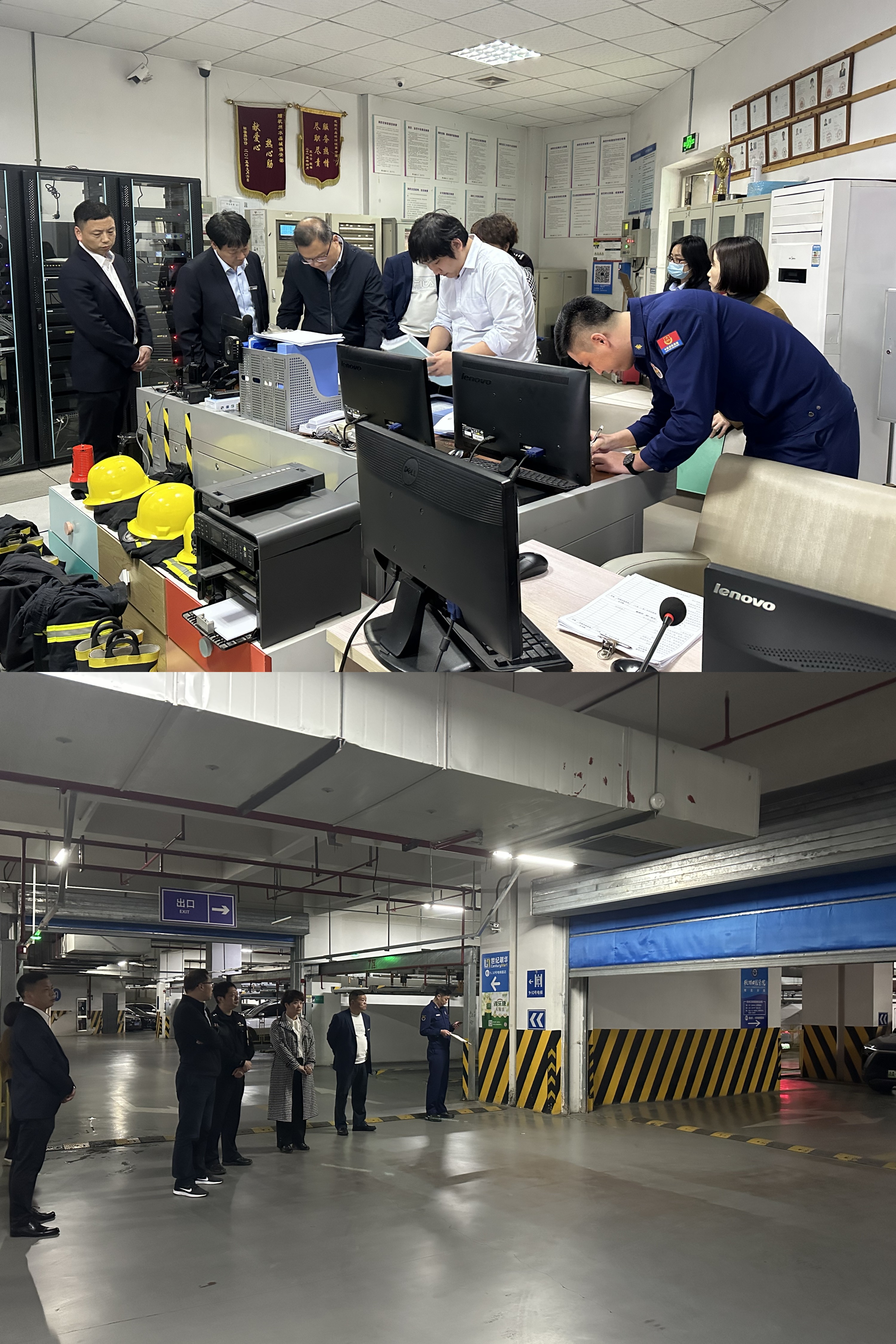 大關街道領導蒞臨水晶城檢查節(jié)前消防安全