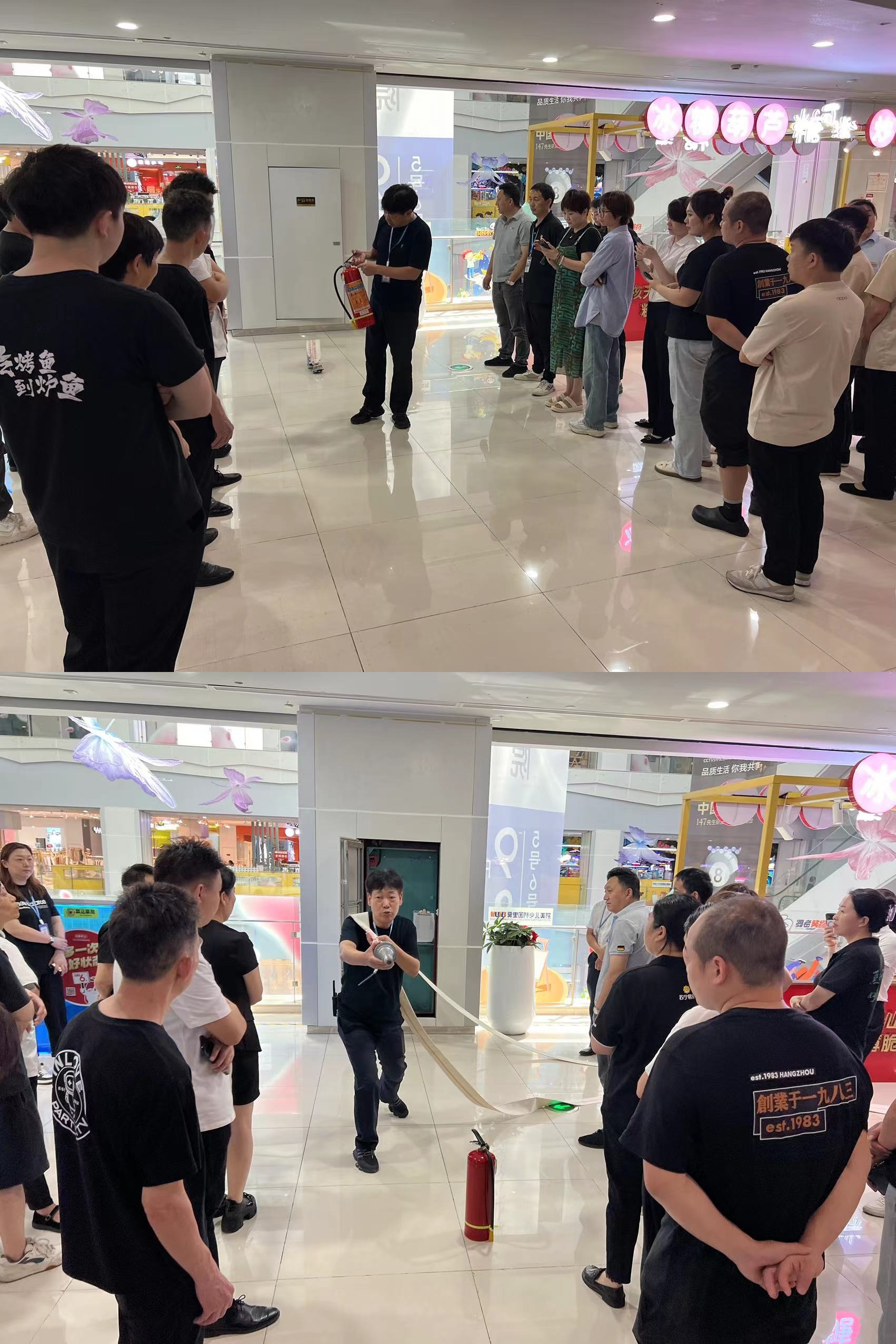 水晶城開展新入職員工消防培訓(xùn)，筑牢安全防線