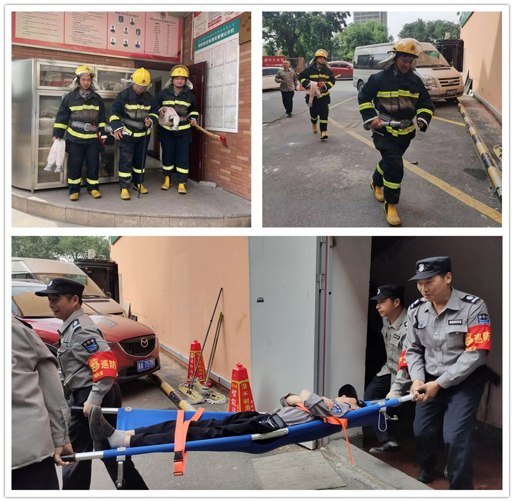 建華市場開展安全疏散逃生、滅火演練